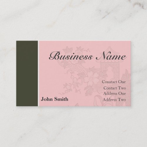 Professional Business Card [pink/brown]