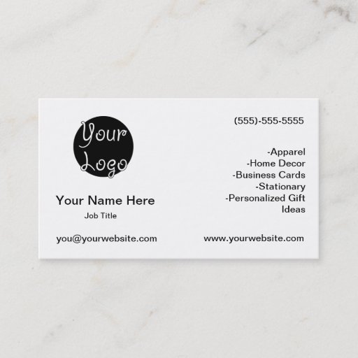 Customizable Professional Business Card Template