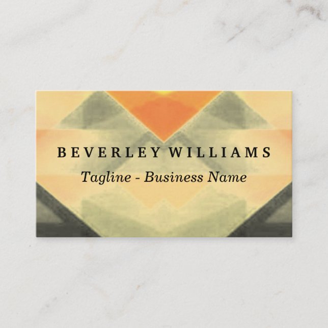 Professional Business Card Template (Front)