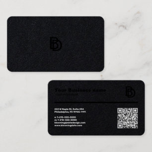 Professional Business Card with Ruler (cm)