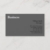 Professional - Business Cards (Back)