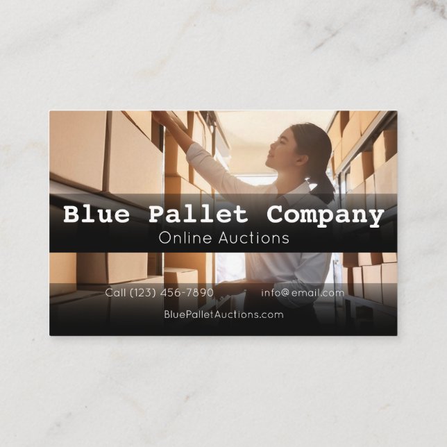 Professional Business Cards for Pallet and Online  (Back)