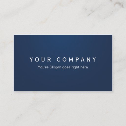 Customizable Professional Businesses visiting cards Navy Blue