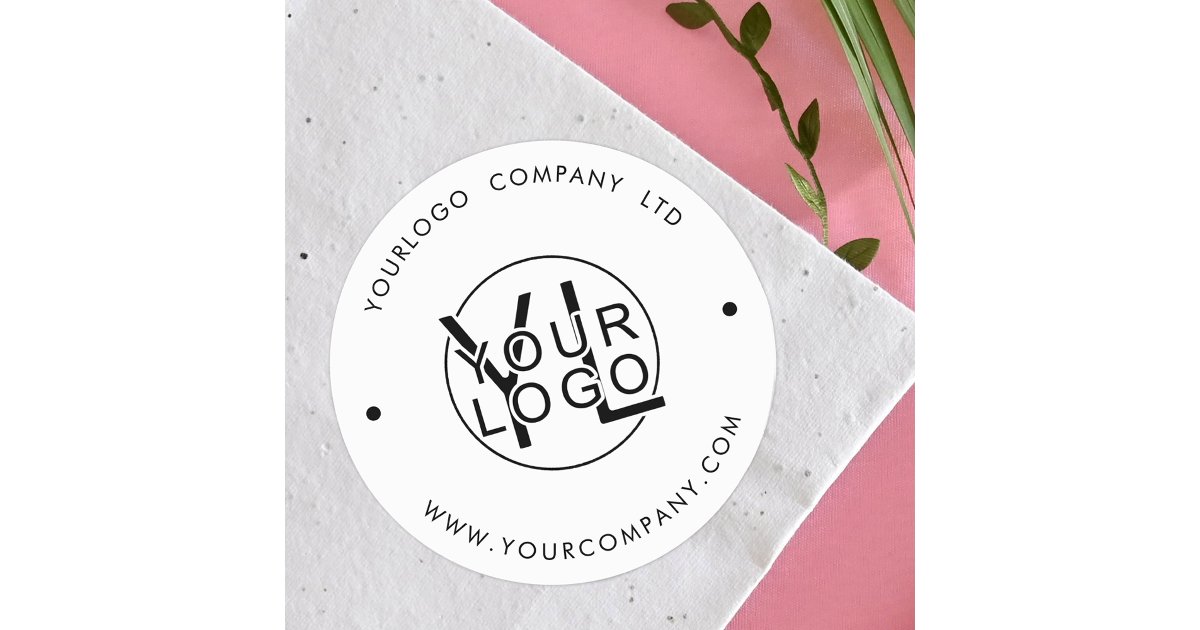 Professional Business Company Black Logo Corporate Classic Round ...