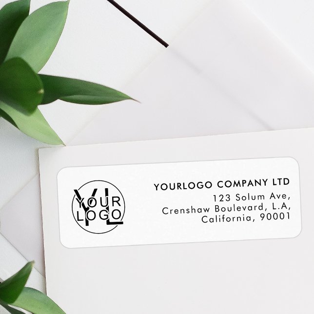 Professional Business Company Black Logo Corporate Label (Creator Uploaded)