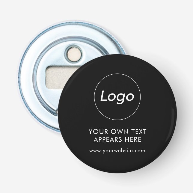 Professional Business Company Corporate Logo Bottle Opener (Front)