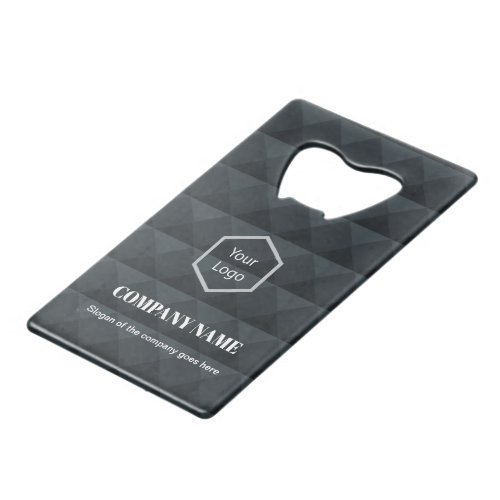 Professional Business Company Corporate Logo Credit Card Bottle Opener