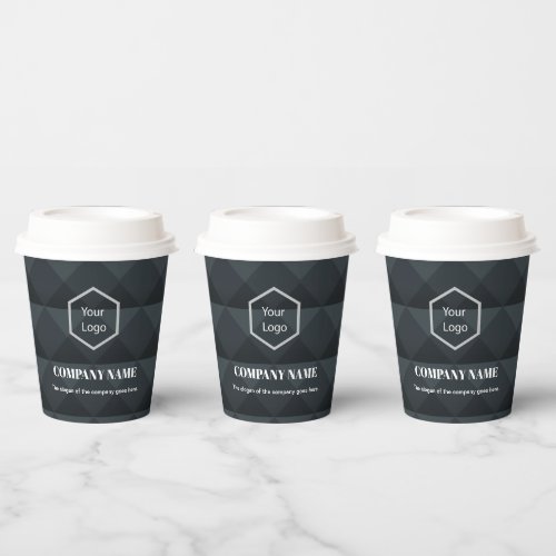 Professional Business Company Corporate Logo Paper Cups