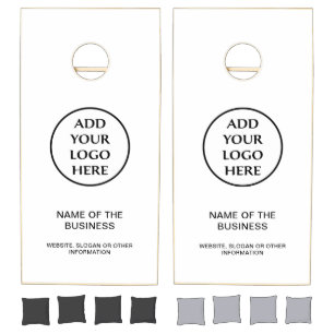 Professional Business Company Corporate Your Logo Cornhole Set