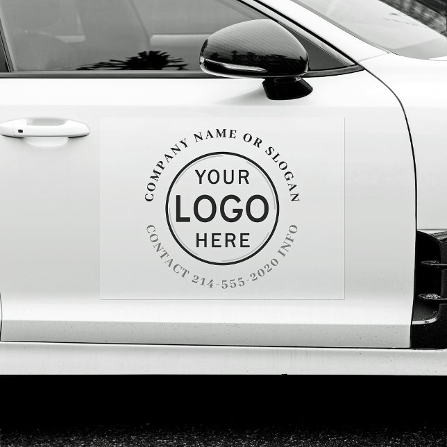 Professional Business Company Logo or Brand Modern Car Magnet (Creator Uploaded)
