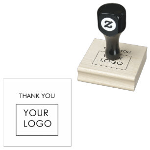 Professional Business Company Logo Thank You Rubber Stamp