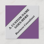 [ Thumbnail: Professional Business Consultant Business Card ]