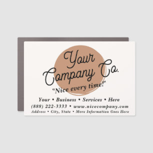 Professional Business Custom Magnet Sign