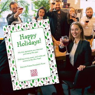 Professional Business Customer Holiday Card
