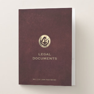 Professional Business Documents   Legal Pocket Folder