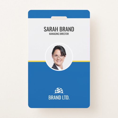 Professional Business Employee ID Badge