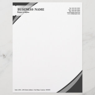 Professional Business Grey Letterhead