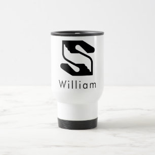 Professional Business Handshake Letter S Travel Mug