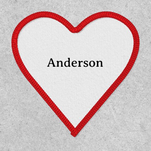 Professional Business Heart 2" Patch
