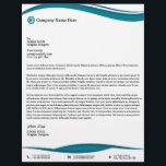 Professional Business Letterhead<br><div class="desc">Professional Business Letterhead Template.Customize with your business or personal information.</div>