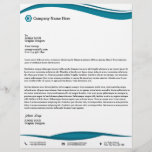 Professional Business Letterhead<br><div class="desc">Professional Business Letterhead Template.Customize with your business or personal information.</div>