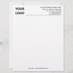 Professional Business Letterhead with Logo
