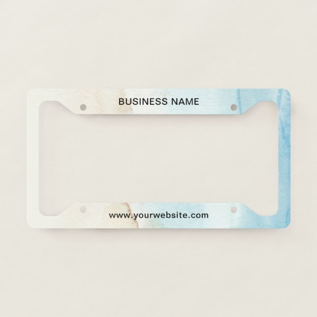 Professional Business License Plate Frame (Front)