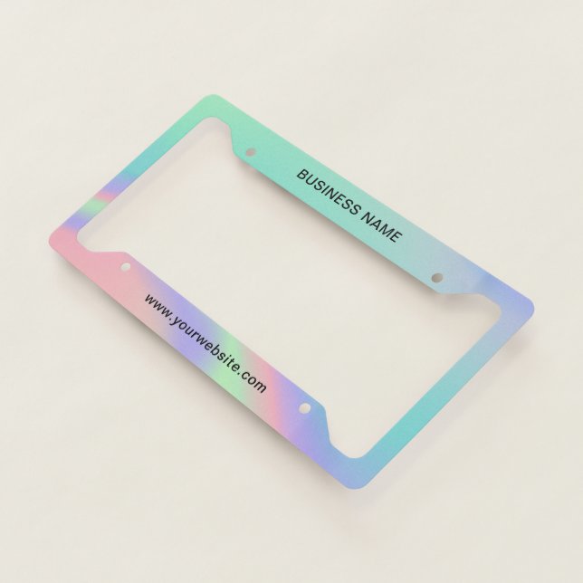 Professional Business License Plate Frame (3/4)