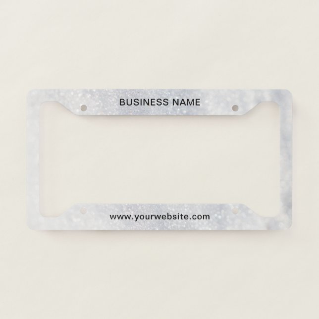 Professional Business License Plate Frame (Front)