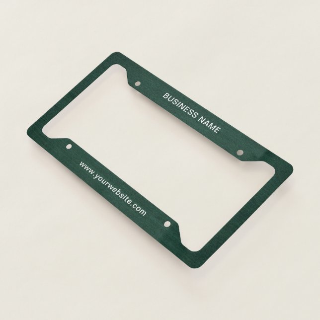 Professional Business License Plate Frame (3/4)