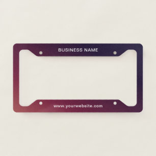 Professional Business License Plate Frame