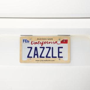 Professional Business License Plate Frame