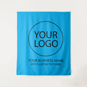 Professional Business Logo and Text Company Blue Tapestry
