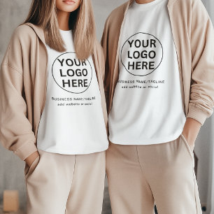 Professional Business Logo & Branded Text Uniform T-Shirt