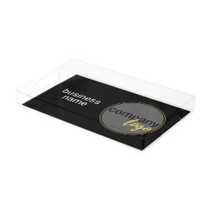 PROFESSIONAL BUSINESS LOGO COMPANY NAME CUSTOM ACRYLIC TRAY