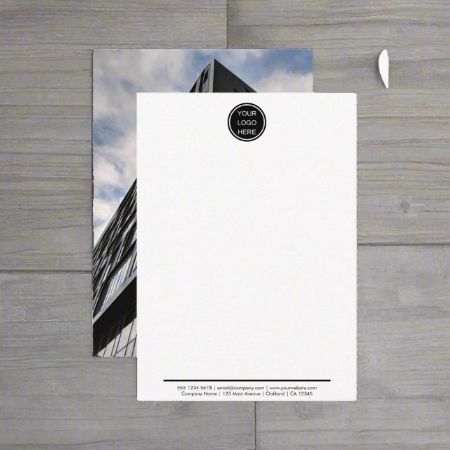 Professional Business Logo l Company Photo  Note Card (Creator Uploaded)