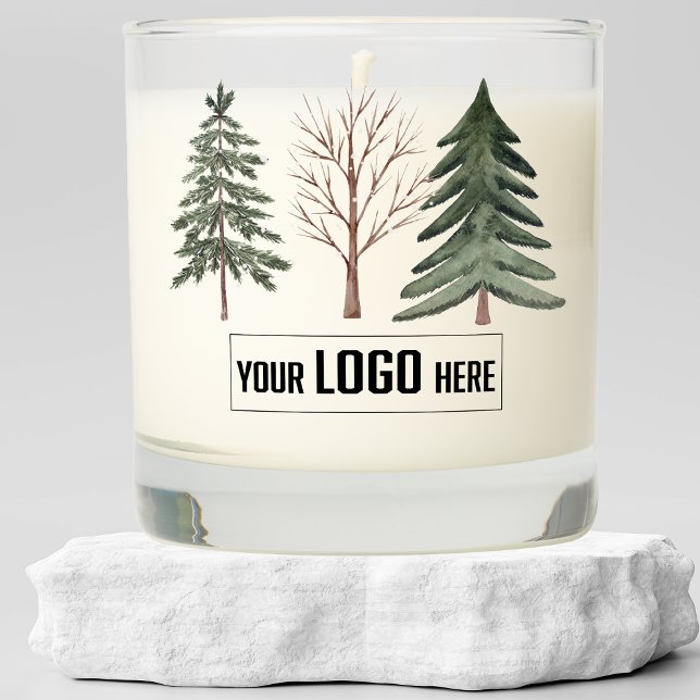 Professional Business Logo Minimalist Christmas Scented Candle (Creator Uploaded)