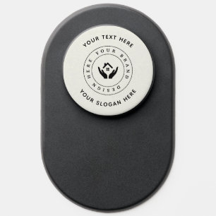 Professional Business Logo Modern Minimal PopSocket