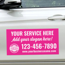 Professional Business Logo Modern Pink White