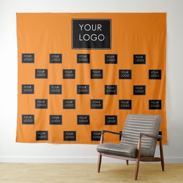 Professional Business Logo Orange Fair Backdrop  (In Situ (Horizontal))