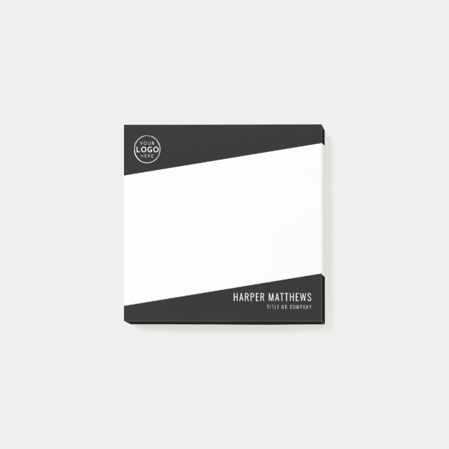 Professional Business Logo Post-it Notes (Front)
