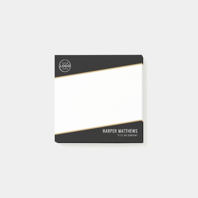 Professional Business Logo Post-it Notes (Front)