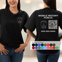 Professional Business Logo QR Code Notary Work