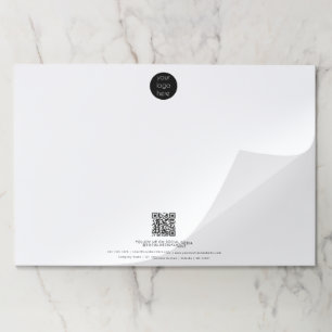 Professional Business Logo QR Code Promotional  Paper Pad