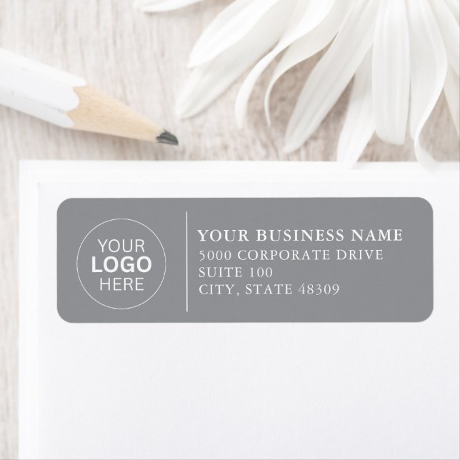  Professional Business Logo  Return Address Label (Insitu)