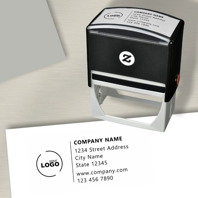 Professional Business Logo | Return Address | Self-inking Stamp (Creator Uploaded)