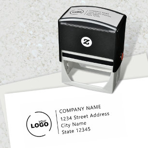 Professional Business Logo Self-inking Stamp