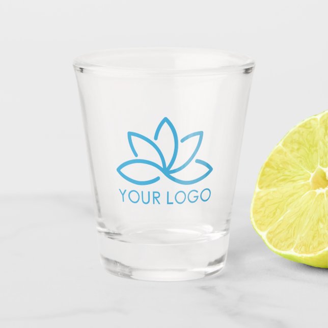 Professional Business Logo Shot Glass (Front)