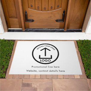 Professional Business Logo Text Promotional Shop Doormat