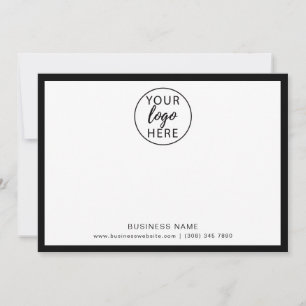 Professional Business Logo Thank You Card